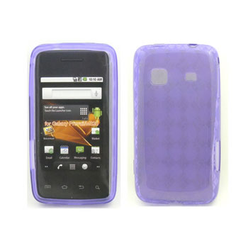 Samsung Galaxy Prevail / M820 TPU Gel Case (Purple)